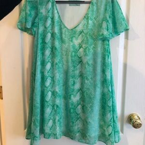 Judith March snakeskin dress